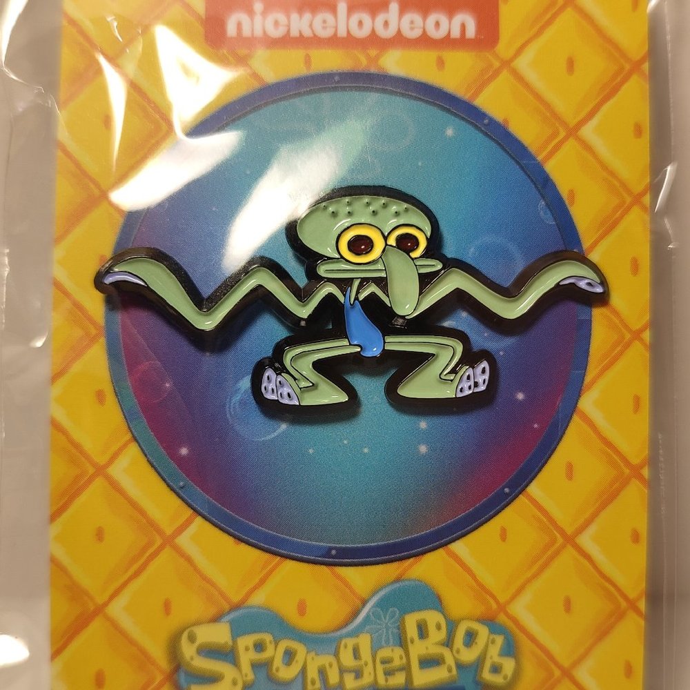 Spongebob Squarepants Dancing Squidward Enamel Pin Official Collectible Brooch
